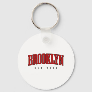 Brooklyn New York City Pride NYC NY Retro Sports S Sleutelhanger