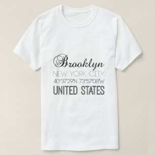 Brooklyn, New York City trendy T-shirt