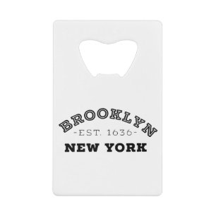Brooklyn New York Creditkaart Flessenopener