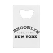 Brooklyn New York Creditkaart Flessenopener (Achterkant)