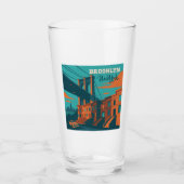 Brooklyn New York Glas (Voorkant)