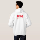 Brooklyn New York Hoodie (Achterkant volledig)