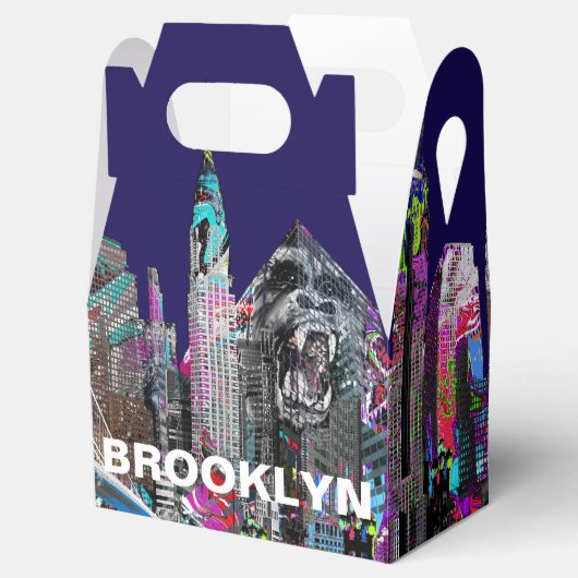 Brooklyn, New York in graffiti Bedankdoosjes (Geopend)