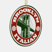Brooklyn New York Italians Keramisch Ornament (Rechts)
