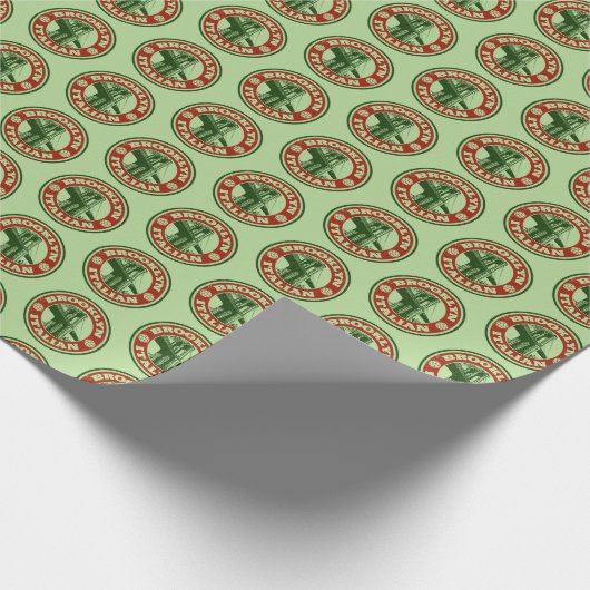 Brooklyn New York Italy Cadeaupapier (Hoek)