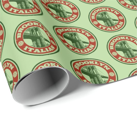 Brooklyn New York Italy Cadeaupapier (Rol Hoek)