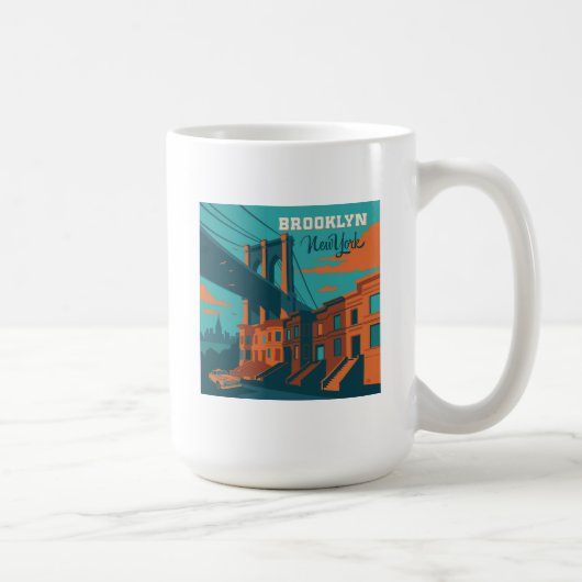 Brooklyn New York Koffiemok (Rechts)