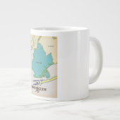 Brooklyn New York Map Grote Koffiekop (Voorkant rechts)