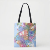 Brooklyn New York Map Tote Bag (Voorkant)