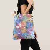 Brooklyn New York Map Tote Bag (Dichtbij)