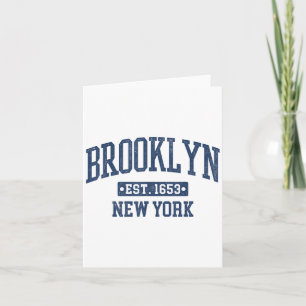 Brooklyn New York NY Sportontwerp Kaart