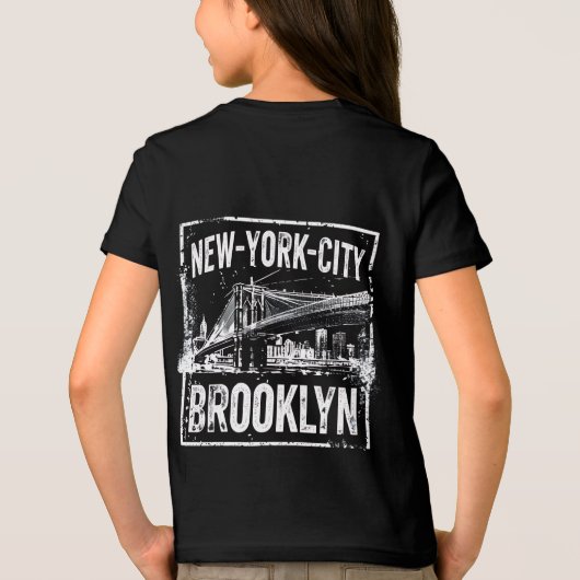 Brooklyn, New York – Opgericht in 1898 Tri-Blend Shirt (Achterkant)