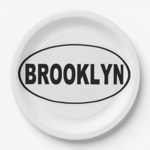 Brooklyn New York Papieren Bordje