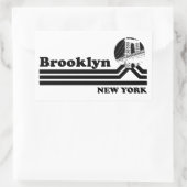  Brooklyn New York Rechthoekige Sticker (Tas)