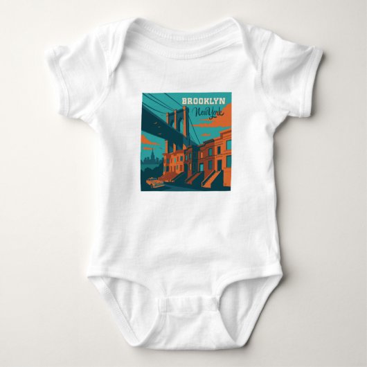Brooklyn New York Romper (Voorkant)