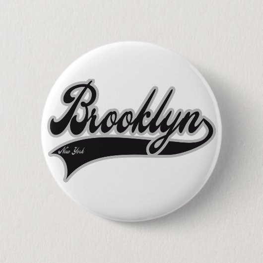 Brooklyn New York Ronde Button 5,7 Cm (Voorkant)
