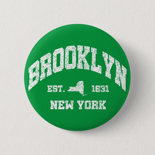 Brooklyn, New York Ronde Button 5,7 Cm (Voorkant)