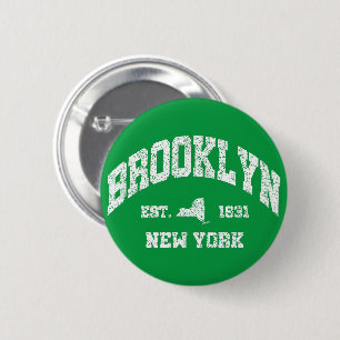 Brooklyn, New York Ronde Button 5,7 Cm