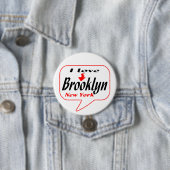 Brooklyn New York Ronde Button 7,6 Cm (In situ)