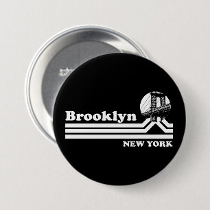  Brooklyn New York Ronde Button 7,6 Cm