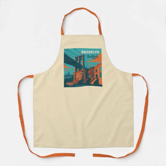 Brooklyn New York Schort (Voorkant)