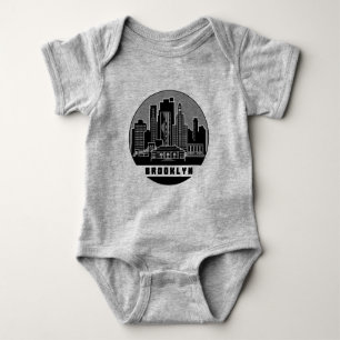Brooklyn New York Skyline Romper