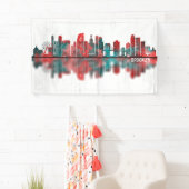Brooklyn New York Skyline Spandoek (Insitu)
