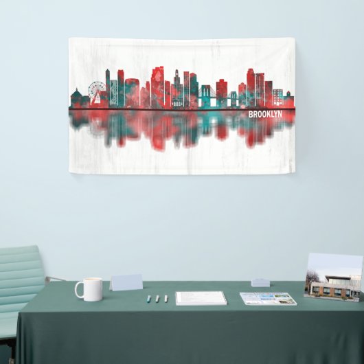 Brooklyn New York Skyline Spandoek (Beurs)