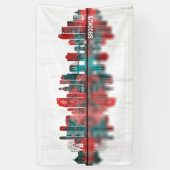 Brooklyn New York Skyline Spandoek (Verticaal)