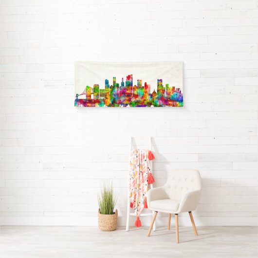 Brooklyn New York Skyline Spandoek (Insitu)