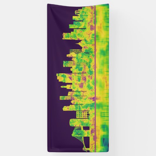 Brooklyn New York Skyline Spandoek (Verticaal)
