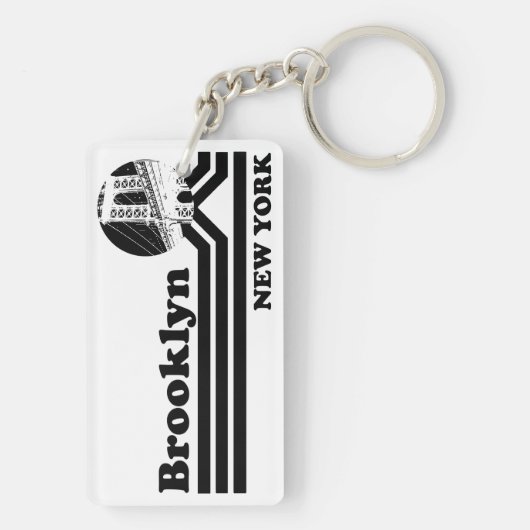  Brooklyn New York Sleutelhanger (achterkant)