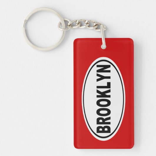 Brooklyn New York Sleutelhanger (Voorkant)