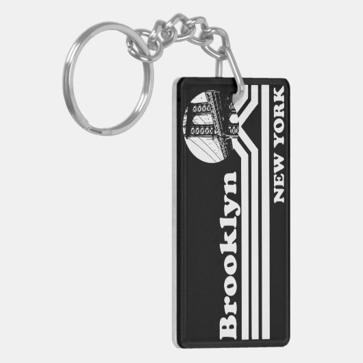  Brooklyn New York Sleutelhanger (Voorkant Links)