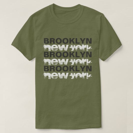 BROOKLYN NEW YORK T-SHIRT (Design voorkant)