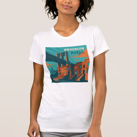 Brooklyn New York T-shirt (Voorkant)