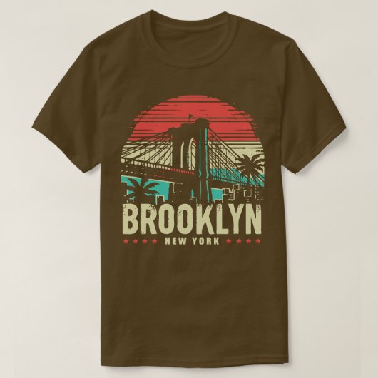  Brooklyn New York T-shirt (Design voorkant)