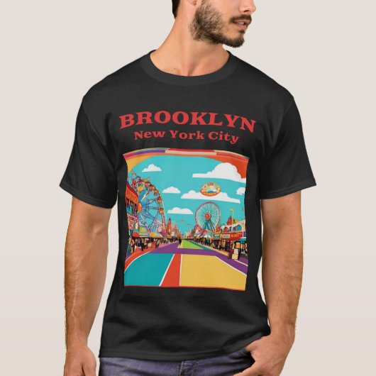 Brooklyn New York T-shirt (Voorkant)