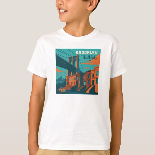 Brooklyn New York T-shirt (Voorkant)