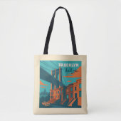 Brooklyn New York Tote Bag (Voorkant)