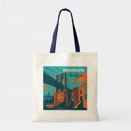 Brooklyn New York Tote Bag (Voorkant)