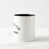 Brooklyn New York Tweekleurige Koffiemok (Center)