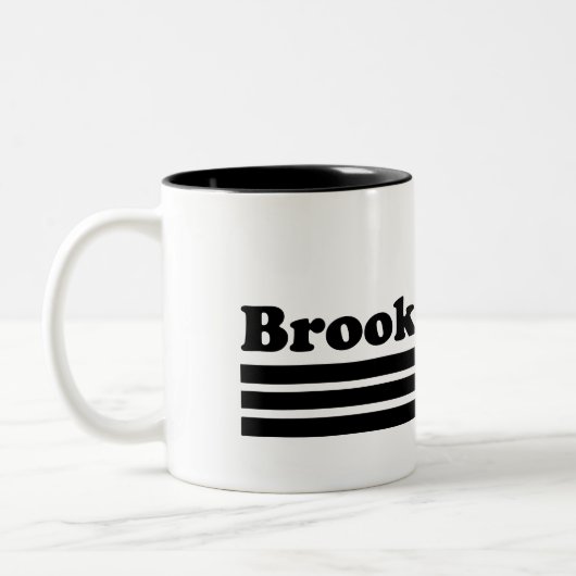  Brooklyn New York Tweekleurige Koffiemok (Links)