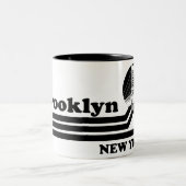 Brooklyn New York Tweekleurige Koffiemok (Center)