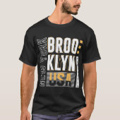 Brooklyn New York USA T-shirt (Voorkant)