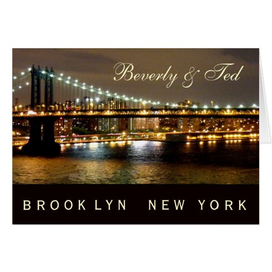 Brooklyn New York Wedding Design (Voorkant Horizontaal)