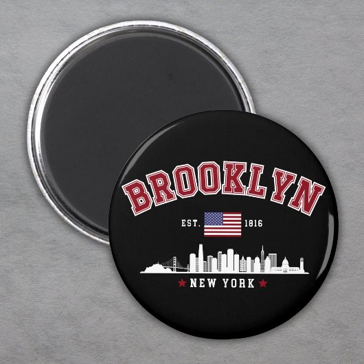 Brooklyn Ney York Est 1816 Magneet