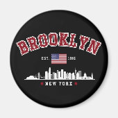 Brooklyn Ney York Est 1816 Magneet (Voorkant)