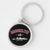 Brooklyn Ney York Est 1816 Sleutelhanger (Voorkant)