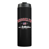 Brooklyn Ney York Est Funny Travel Thermosbeker (Voorkant)